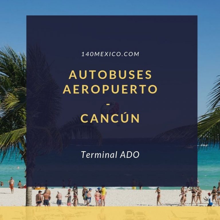 Autobuses del Aeropuerto de Cancún a Cancún | horarios 2025
