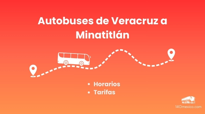 Horarios de autobuses de Veracruz a Minatitlán | 2025