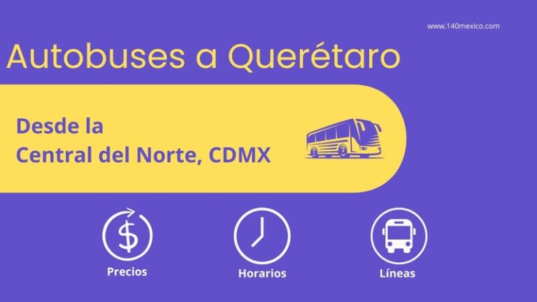 Autobús de México a Querétaro | horarios y precios 2026