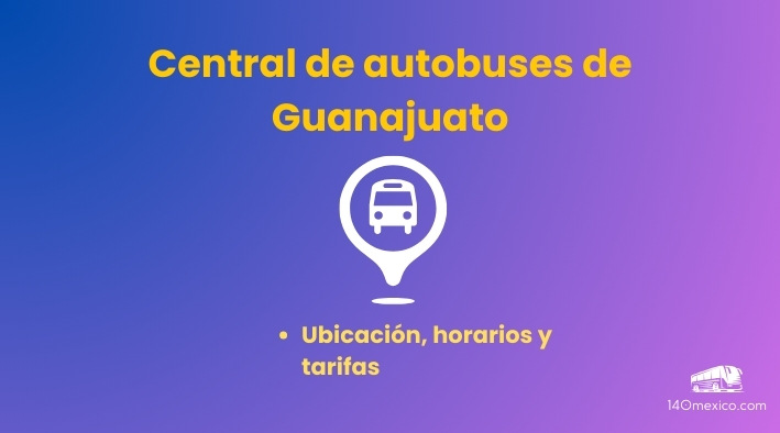 Información de la Central de Autobuses de Guanajuato