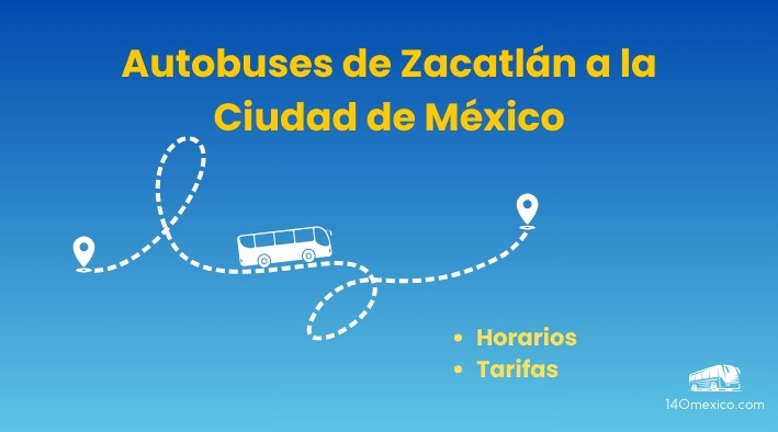Horarios de autobuses de Zacatlán a México Central Norte 2025