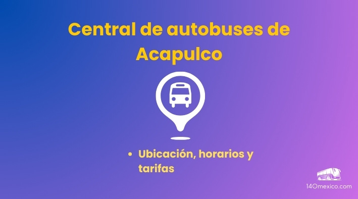 Información de la Central Autobuses de Acapulco