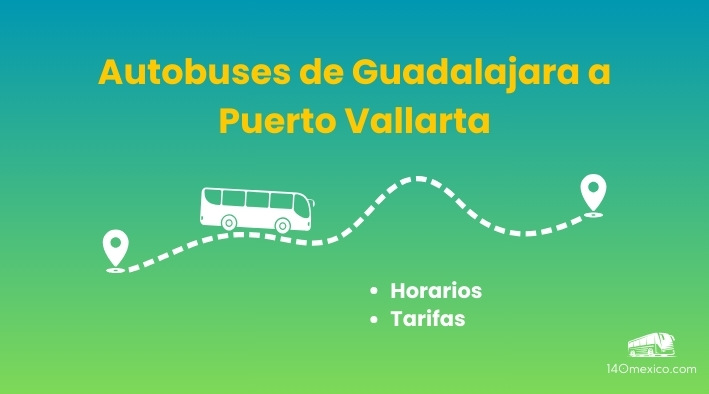 Horarios de autobuses Guadalajara a Puerto Vallarta 2025