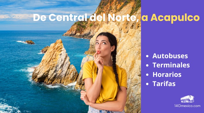 Autobuses México, Central del Norte, a Acapulco | horarios 2026