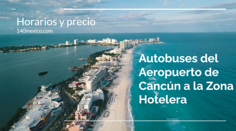Autobuses del Aeropuerto Cancún a la Zona Hotelera – horarios y precio